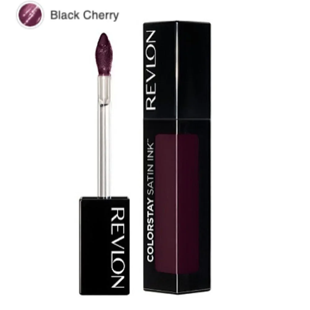 Revlon Trending 3pc ColorStay Satin Liquid Lipstick Longwear Pink Red Cherry